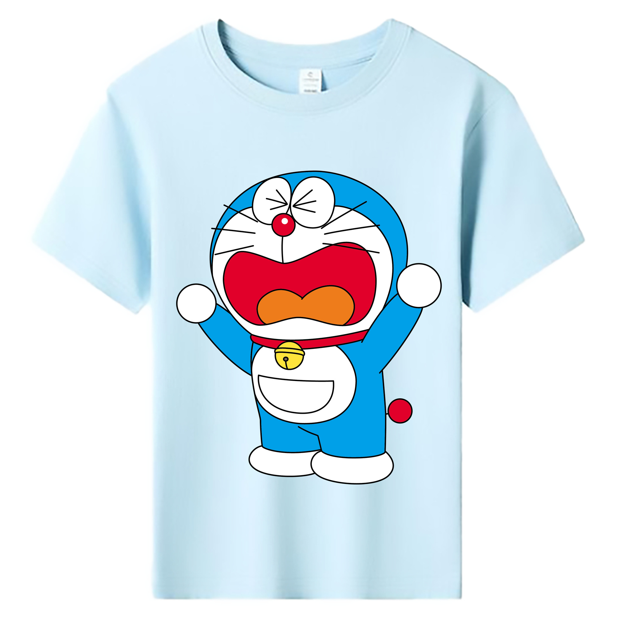 （画像用） ドラえもん Doraemon 綿100％キッズTシャツ（フロントプリント）